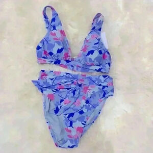 BRAND NEW SPLENDID Lilac and Pink Swimsuit CuteSet